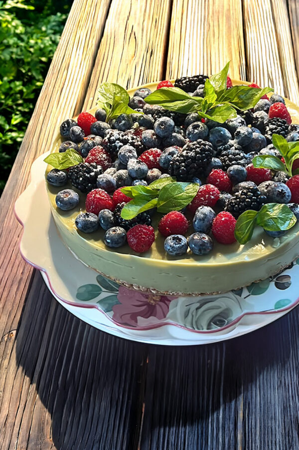 hausgebckene Torte Ferienwohnung Seelitz Lieblingsplatz